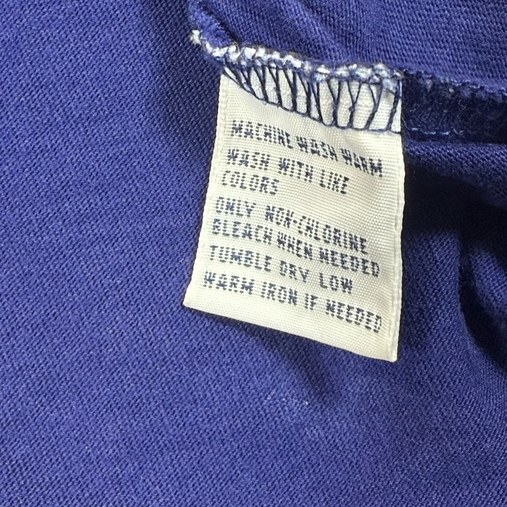 VTG Polo Ralph Lauren Men's T Shirt Size Small Royal Blue Shortsleeve Pullover - Picture 7 of 8